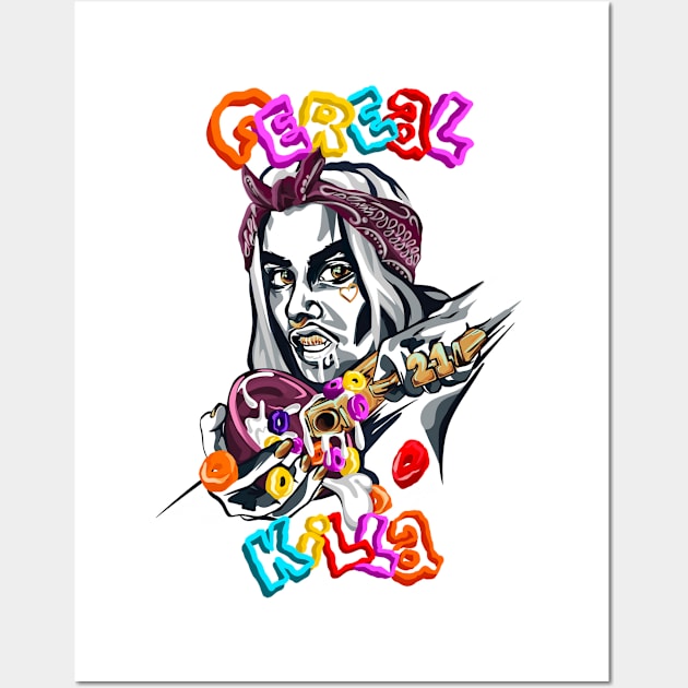 CEREAL KILLA Wall Art by slammedbanana